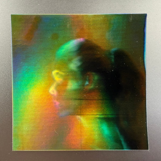 holographic model sticker