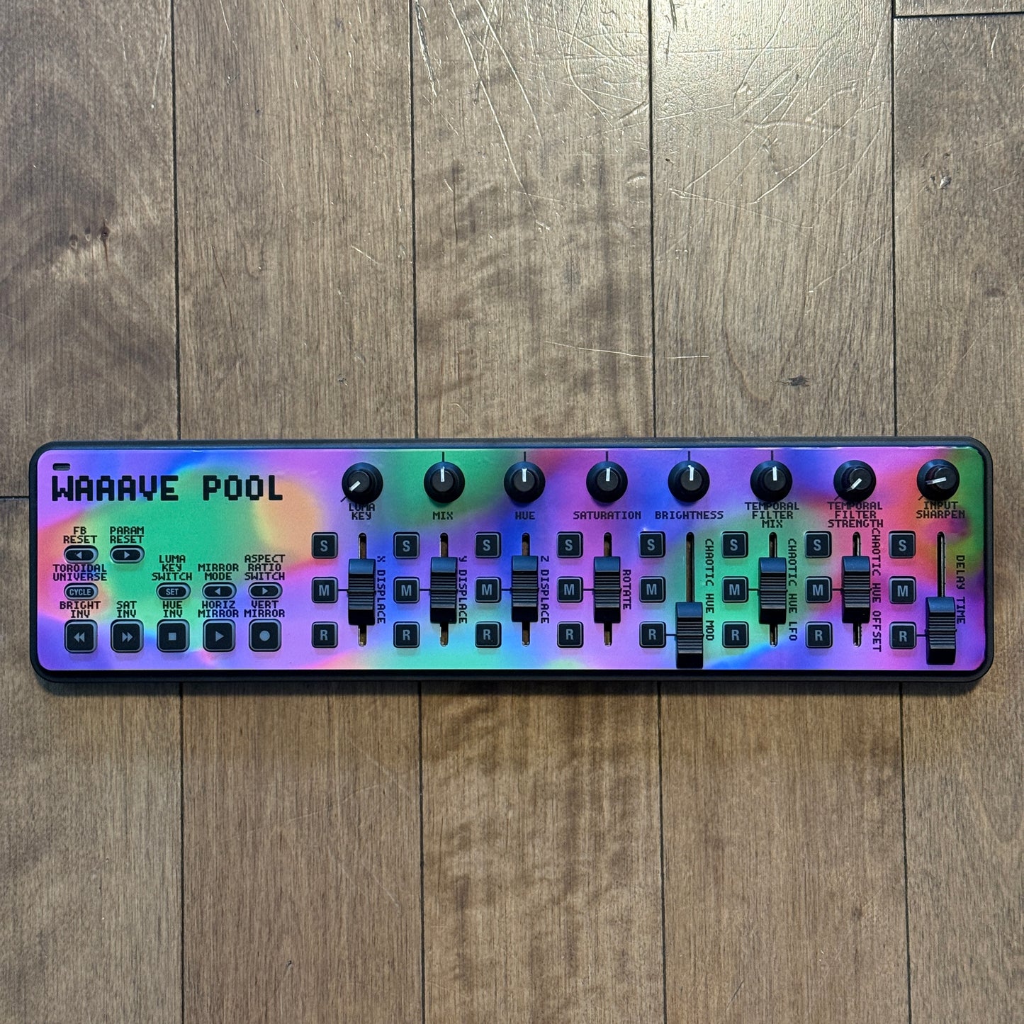 waaave pool controller sticker