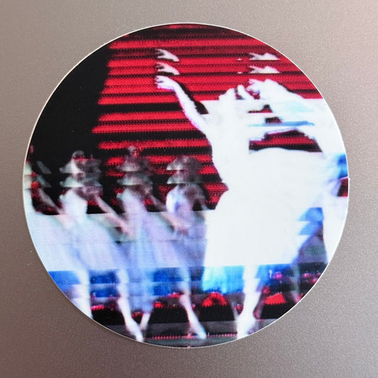 ballet circle sticker