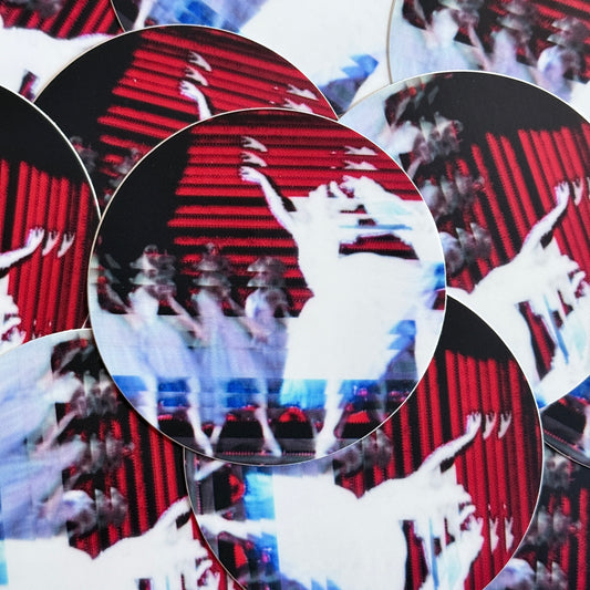 ballet circle sticker