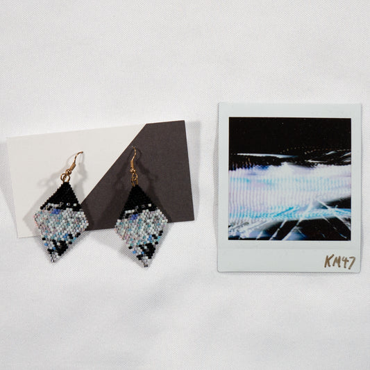 glitch earrings KM47