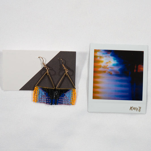 glitch earrings KM48