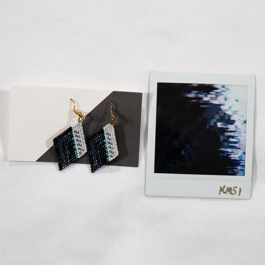 glitch earrings KM51