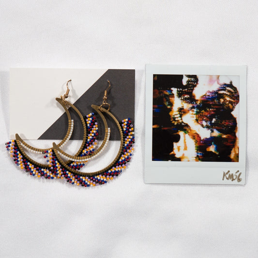 glitch earrings KM56