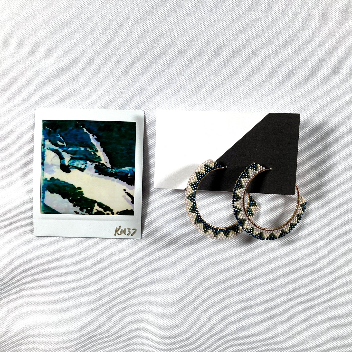 glitch earrings KM37