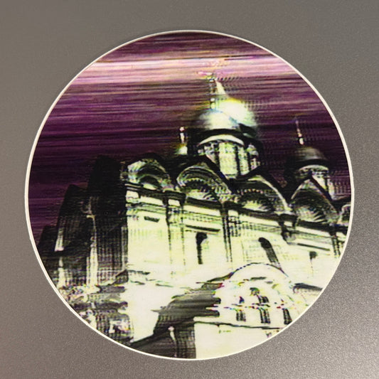 purple parliament circle sticker