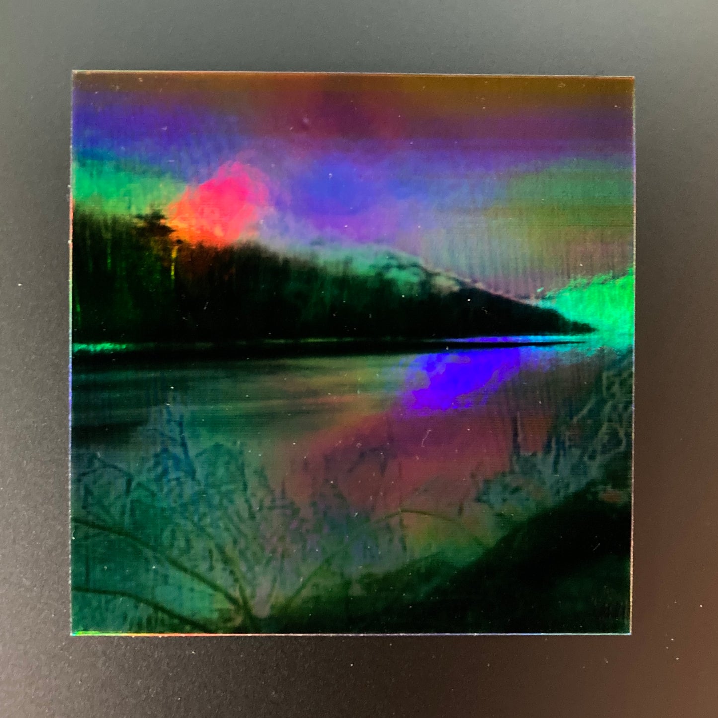 holographic waterfront sticker