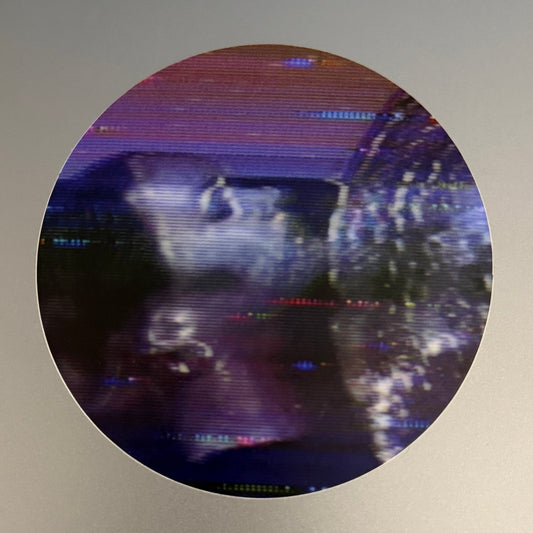 harper disco circle sticker