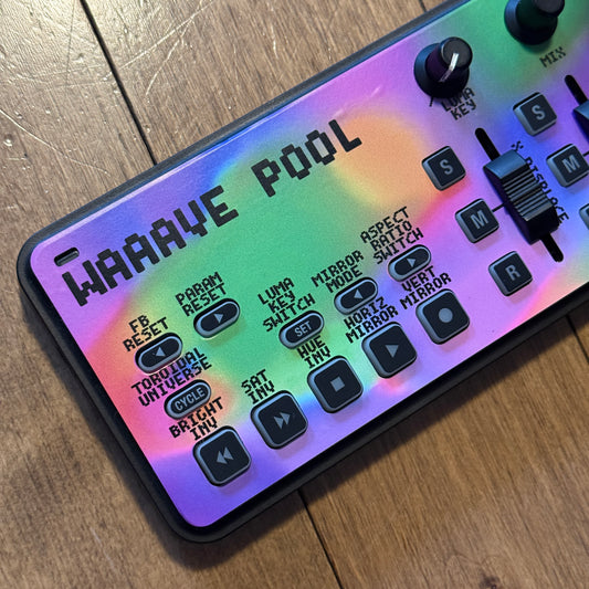 waaave pool controller sticker