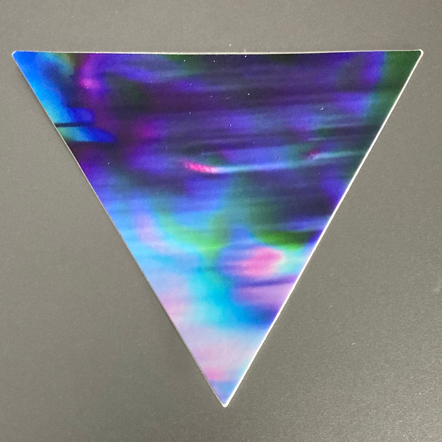purple cougar triangle sticker